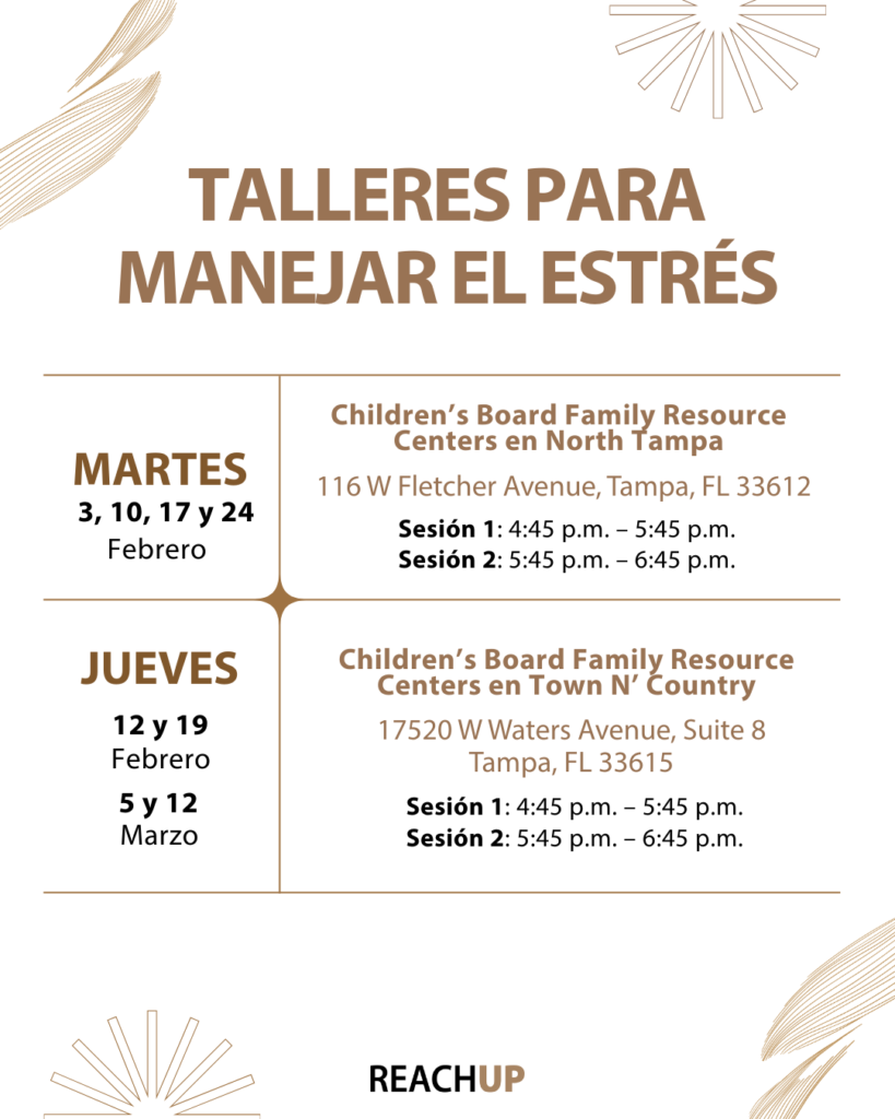 talleres para manejar el estres gratis espanol tampa